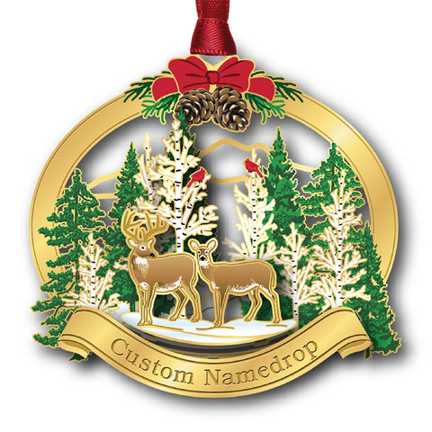 Deerscape Ornament
