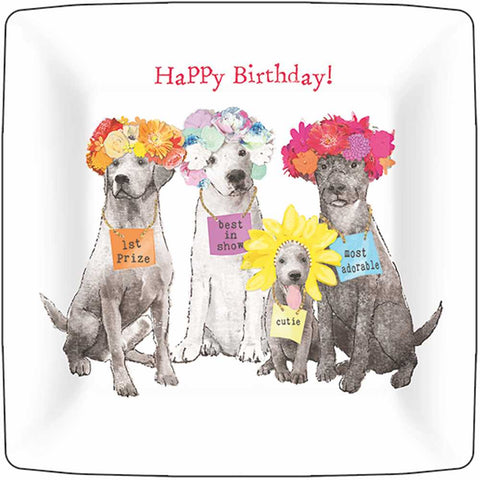 7" Best in Show Birthday Paper Plate