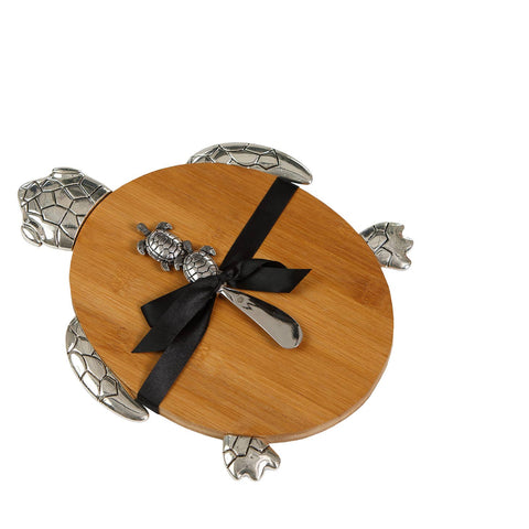 Turtle Cheese Board Set