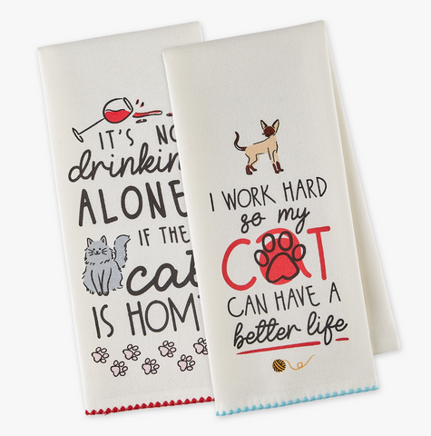 Kitten Around Dishtowel (2 Variants)