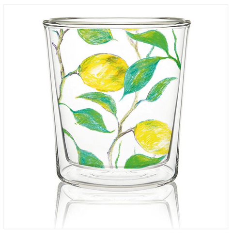 Beautiful Lemons Tea/Coffee Glass