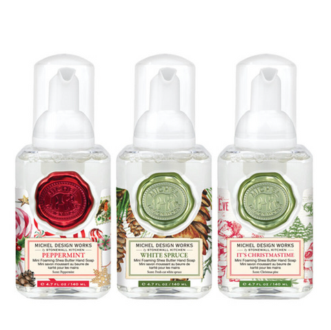 Santa's Workshop Mini Foaming Hand Soap Set