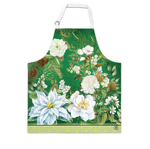"Winter Blooms" Chef Apron