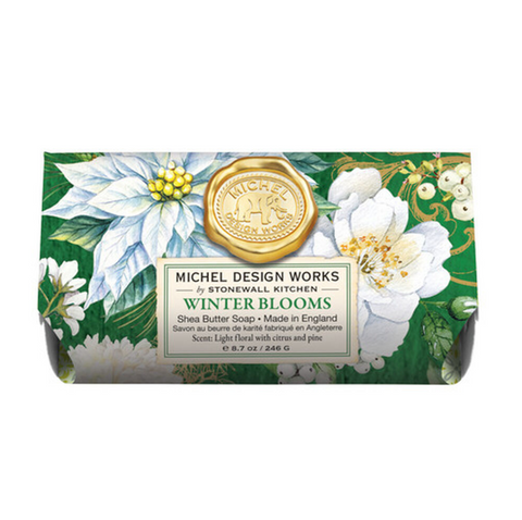 "Winter Blooms" Large Bath Soap Bar