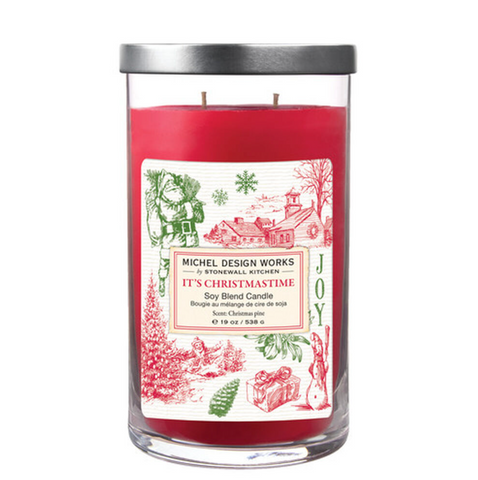 "It’s Christmastime" Large Tumbler Candle