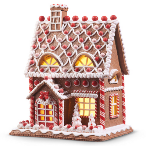 Lighted Gingerbread House