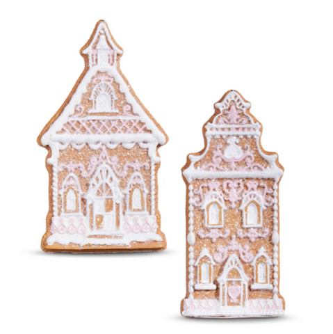 Gingerbread Church Ornament (2 Variants)