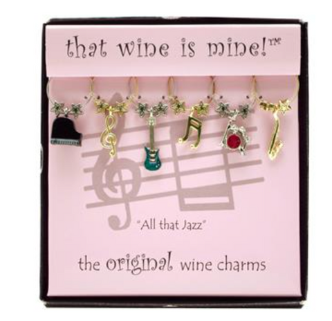 "All That Jazz" Wine Charms