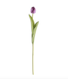 26.75" Purple Silk w/Real Touch Single Tulip