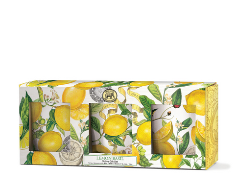 Lemon Basil Votive Gift Set