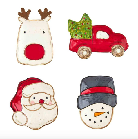 Fram Xmas Tidbit Plates