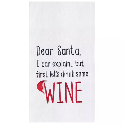 Dear Santa Christmas Towel