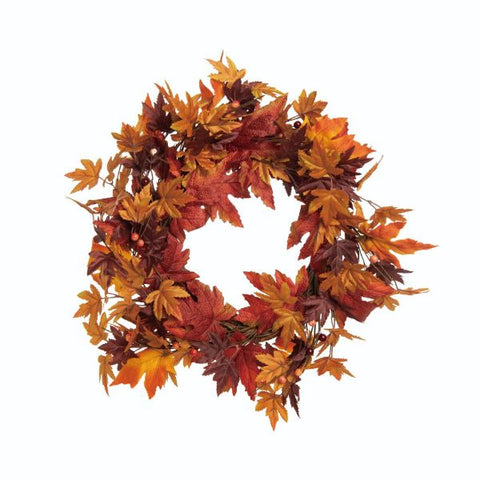 24" Fall Leaves Wreath