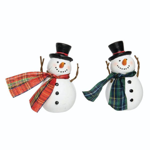 Snowman w/Scarf Figurine