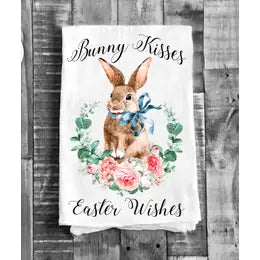 Bunny Kisses Flour Sack Towel