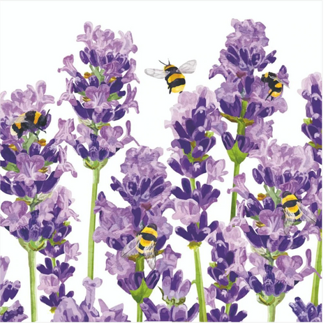 "Bees & Lavender" Napkins