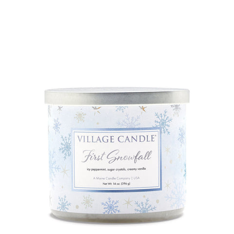 First Snowfall Luminary Candle