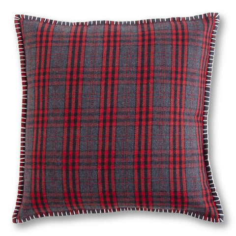Tartan Plaid Wool Pillow