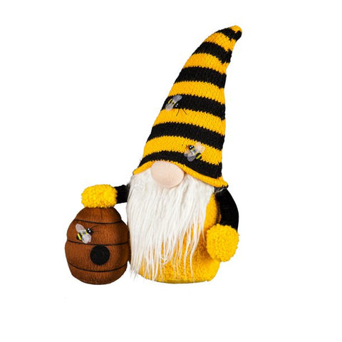 Fabric Gnome with Bee Hive Table Décor