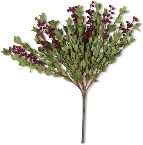 20 Inch Berry w/ Leaf Bush