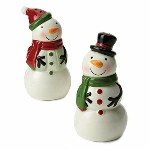 Snowman Salt and Pepper Shakers