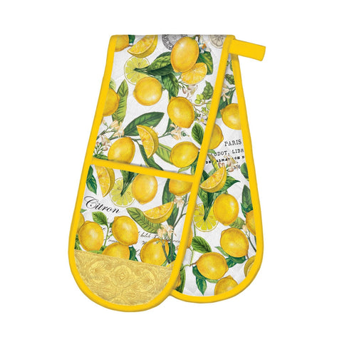 Lemon Basil Double Oven Glove