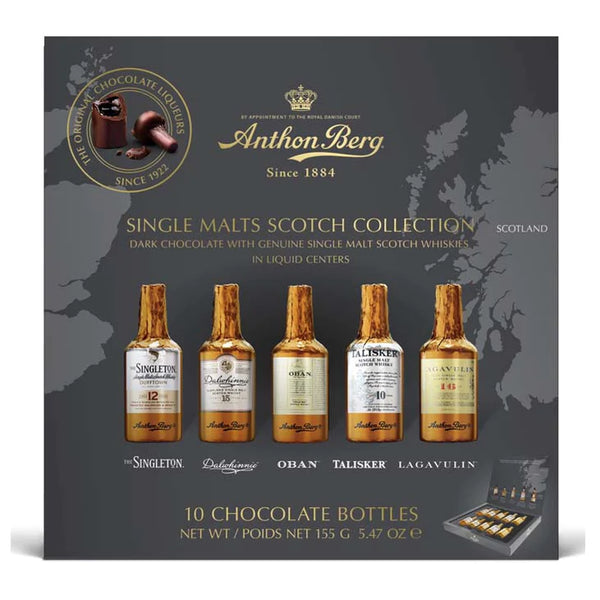 Chocolate Single Malt Scotch Liqueur Bottles Gourmet Works