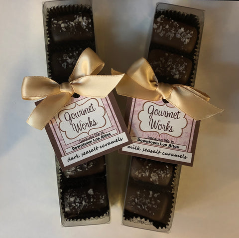 Chocolate Sea Salt Caramels Box