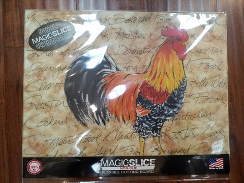 Barnyard Rooster Flexible Cutting Board