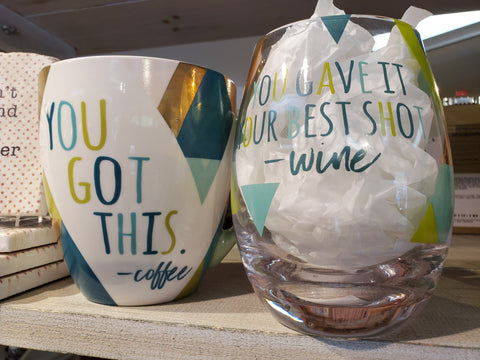 You Got This Wine Glass and Cup Set/2