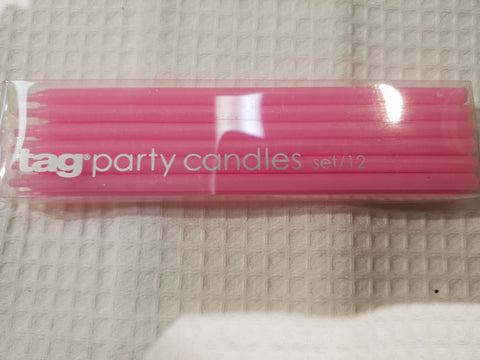 Long Pink Candles