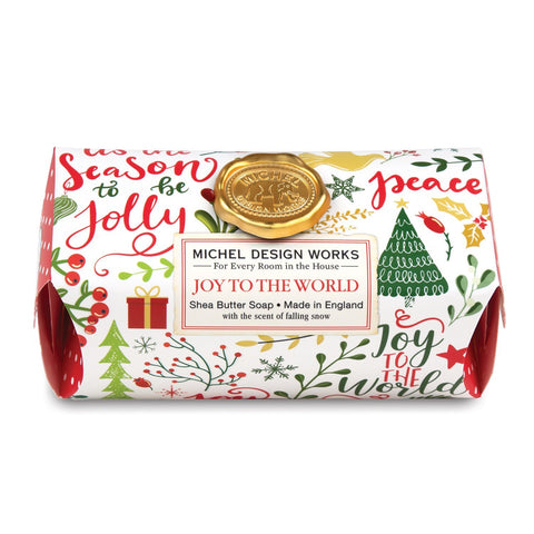 Joy to the World Large Bath Soap Bar