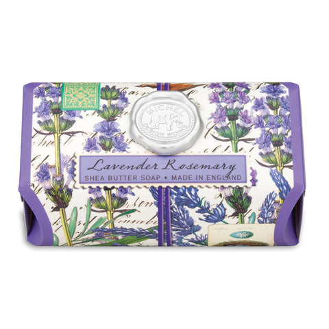 Lavender Rosemary Large Shea Butter Soap Bar