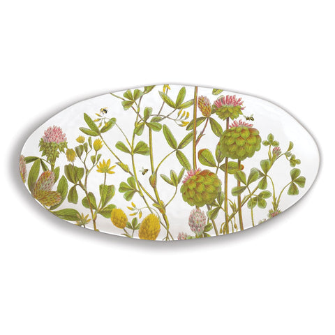 Honey & Clover Melamine Serveware Oval Platter