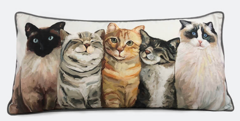 Feline Friends - Cat Bunch Pillow