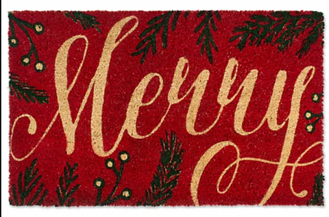 "Merry" Doormat
