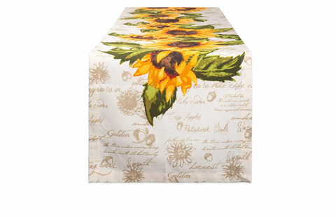 Rustic Sunflowers Table Runner