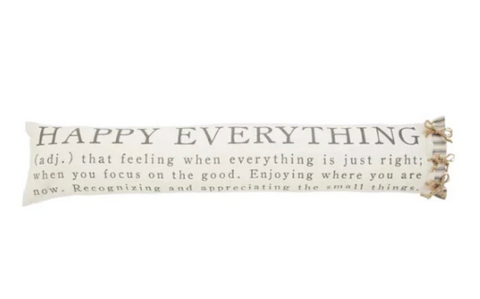 Happy Everything Definition Pillow