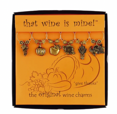 Give Thanks Wine Charms