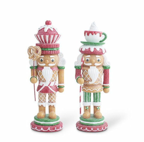 Glittered Resin Gingerbread Nutcracker (2 Variants)