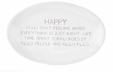 Happy Themed Oval Platters (2 Styles)