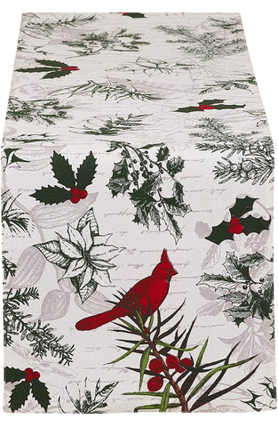 Holiday Botanical Table Runner