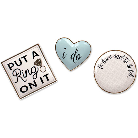 I Do Porcelain Plate Set