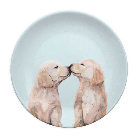 Golden Pup Nuzzle Dish