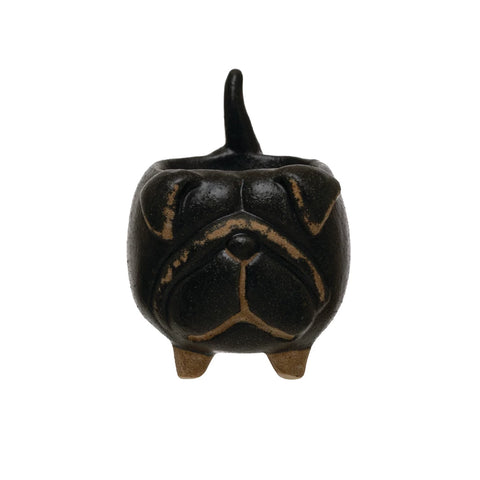Stoneware Dog Ring Holder/Dish