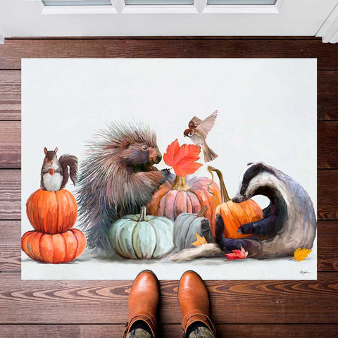Pumpkin Pals Floorcloth