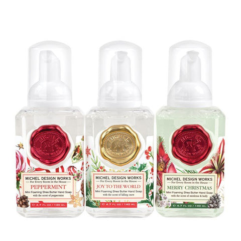 Christmas Foaming Soap Set of 3