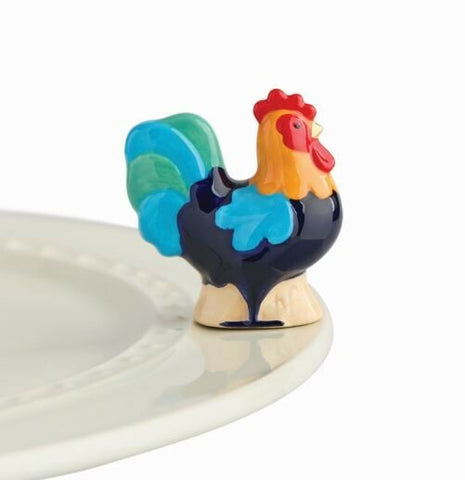 Nora Fleming Mini - cock a doodle doo