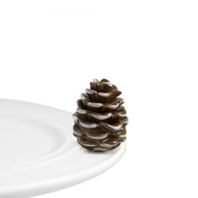 Nora Fleming Mini - pretty pinecone