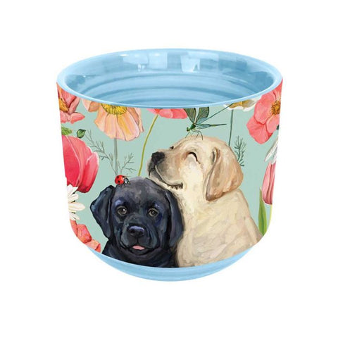 Pups and Bugs Plant Pot